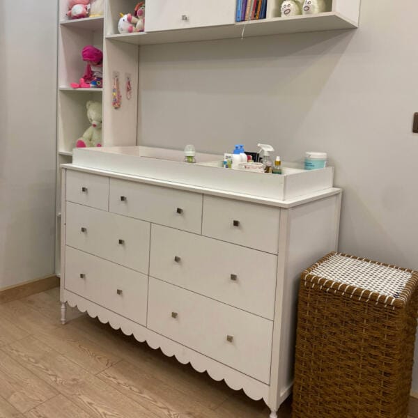 Sweetheart 7-Drawer Dresser & Display Shelving