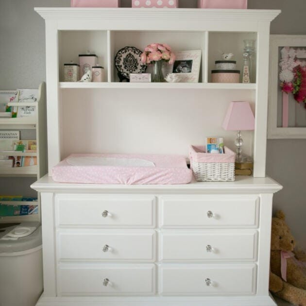 6-Drawer Dresser with Changing Topper