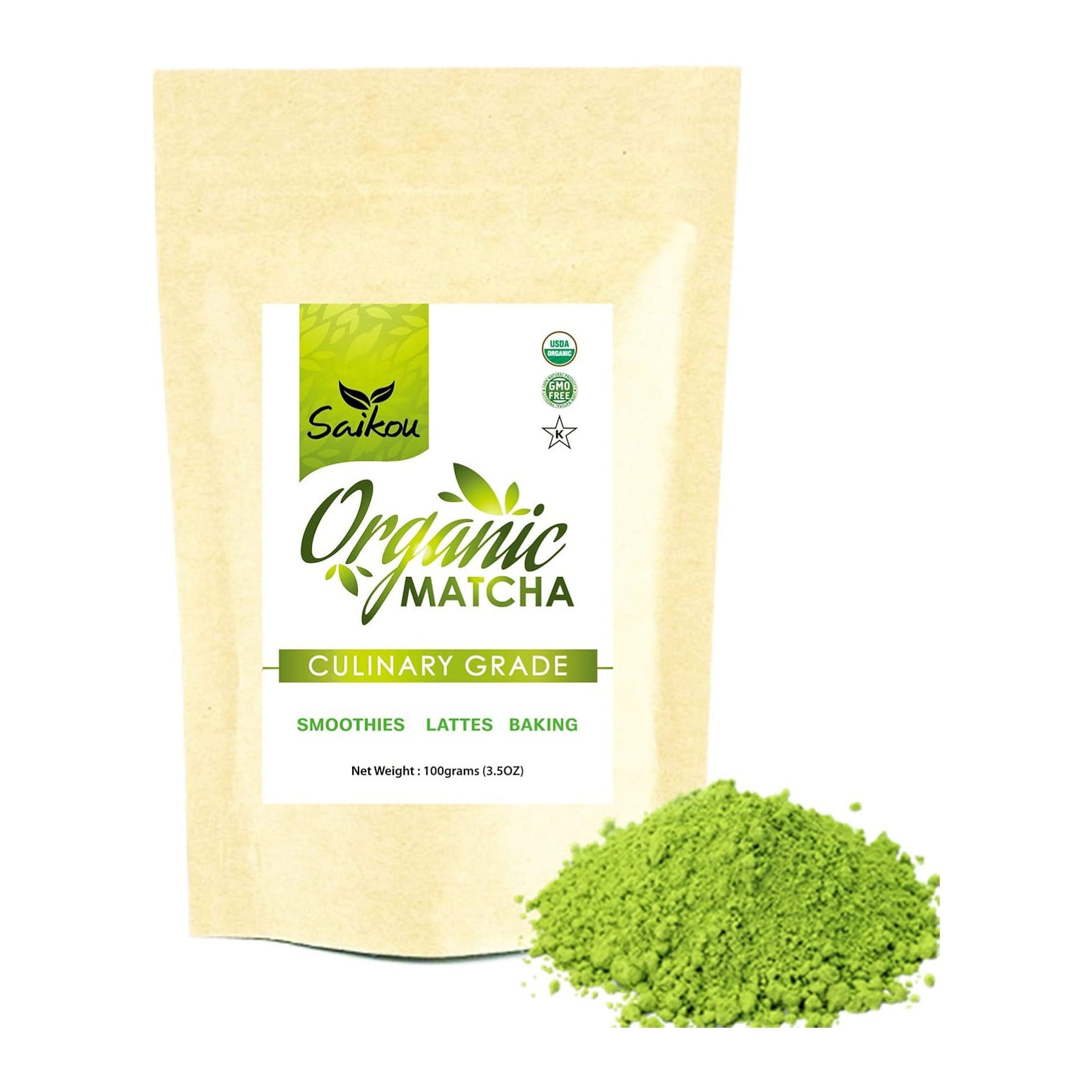 Saikou Organic Culinary Grade Matcha Green Tea Powder