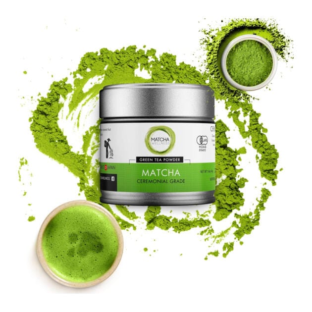Matcha Wellness Ceremonial Grade Green Tea Powder