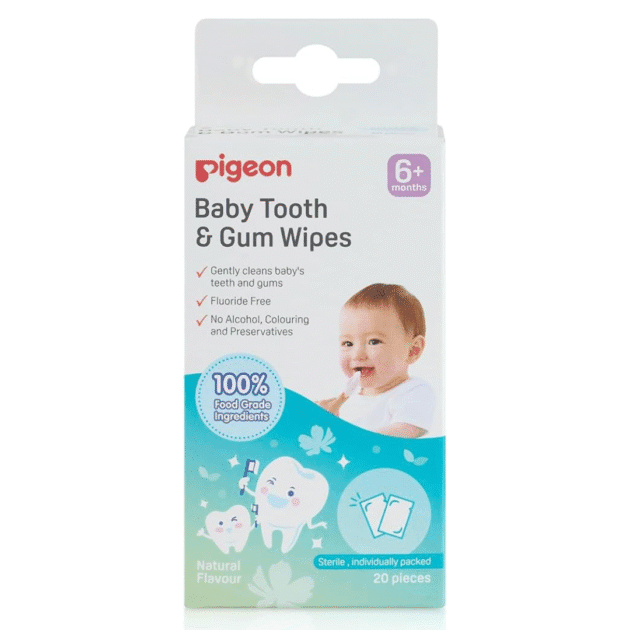 Pigeon, Baby Tooth & Gum Wipes