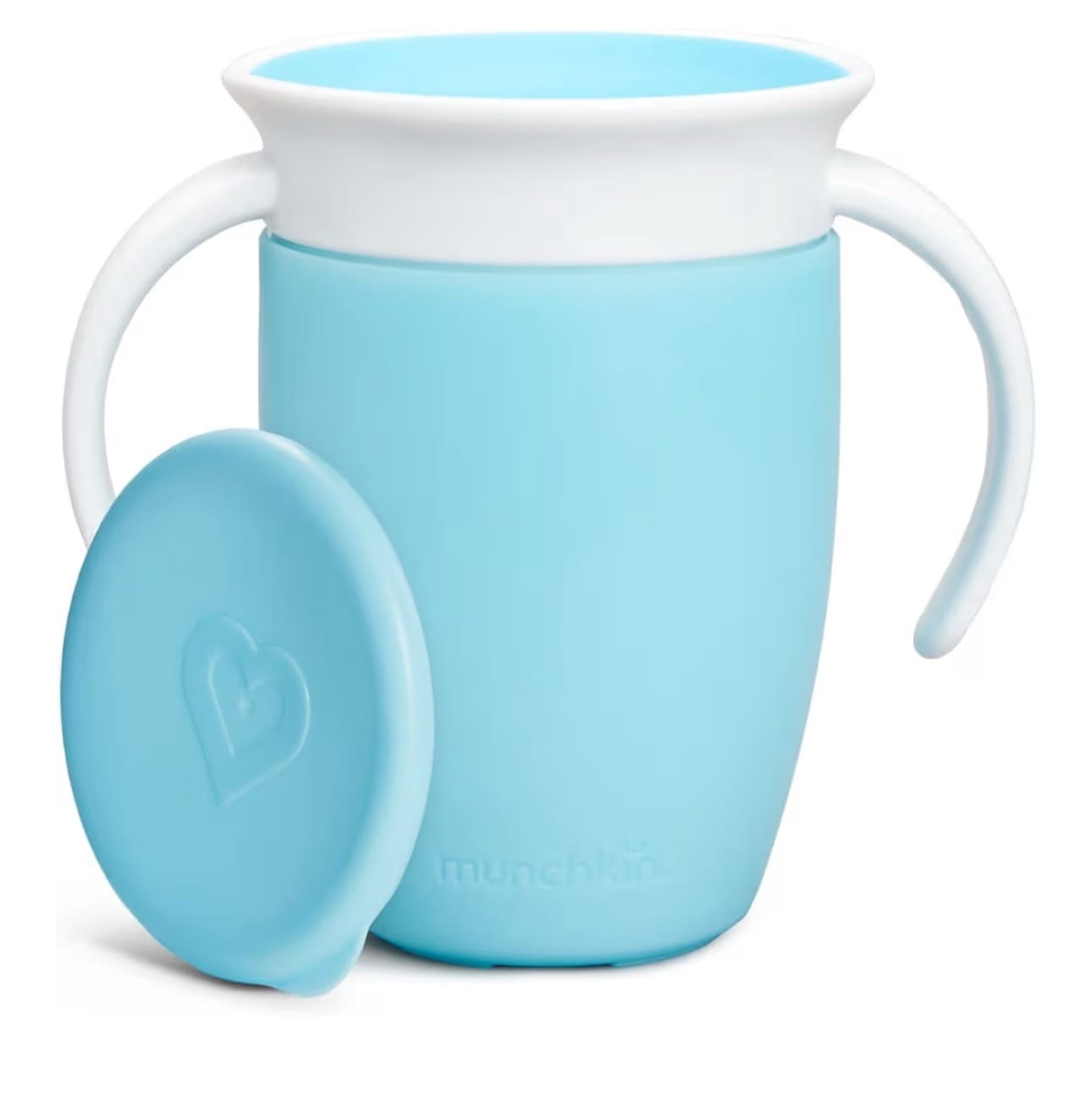 Munchkin 360° Trainer cup, Spill proof and leak proof with lid | Blue