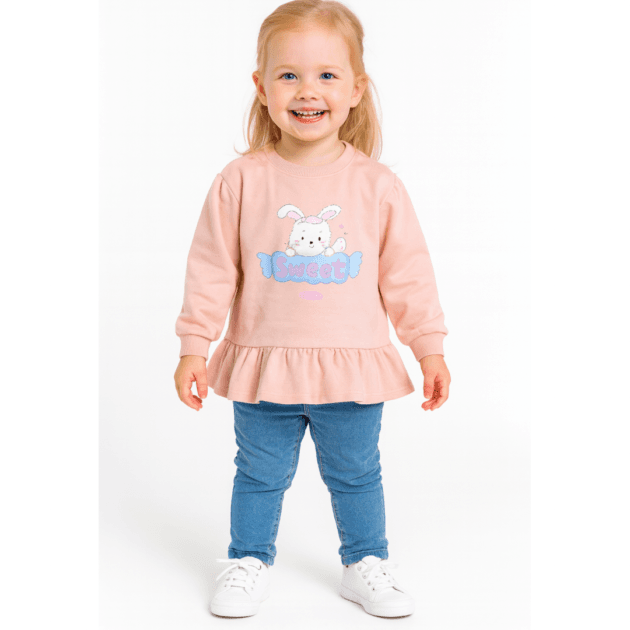 Girls Bunny Sweatshirt