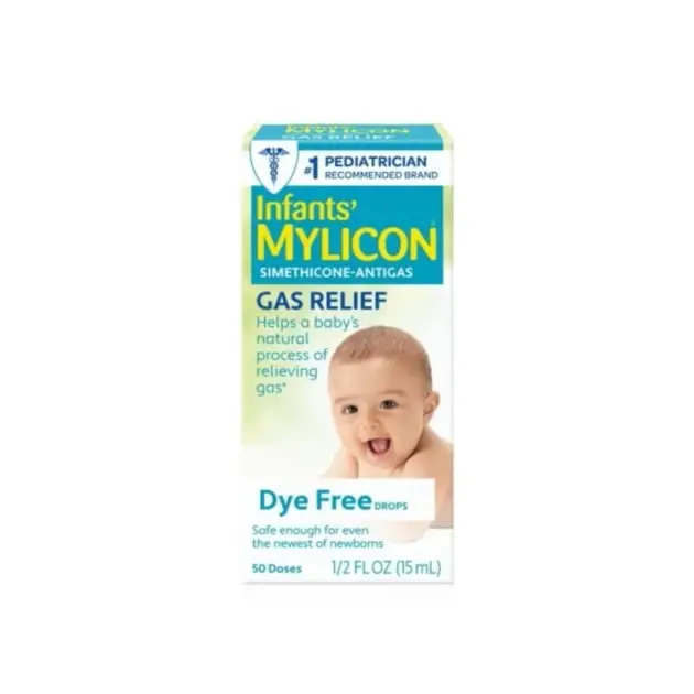 Mylicon Infant Gas Relief Drops (Dye-Free) – 15 ml