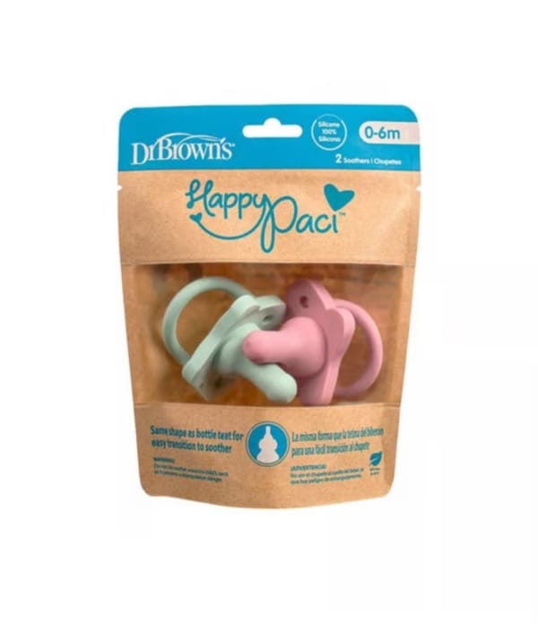 Dr. Brown’s HappyPaci Pacifier (0–6m) set of two