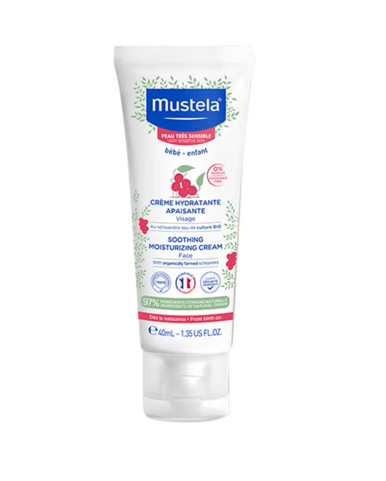 Mustela Soothing Moisturising Face Cream – 40ml