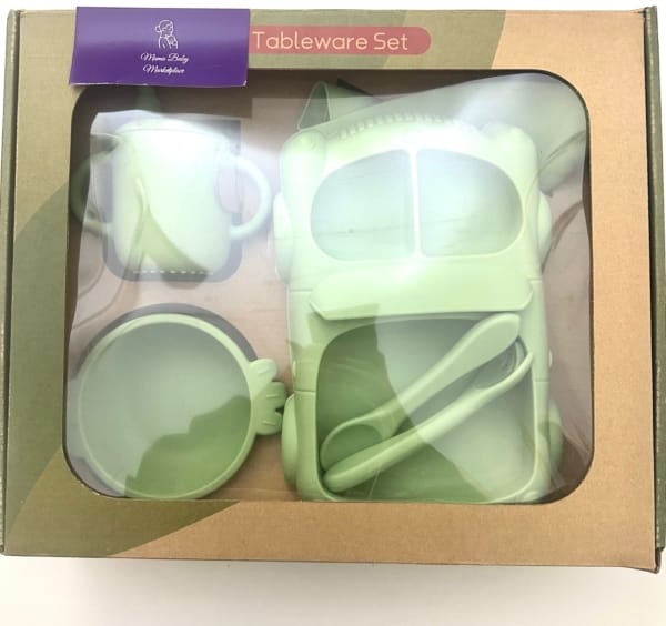 Silicone Car-Shaped Feeding Set for Babies & Toddlers