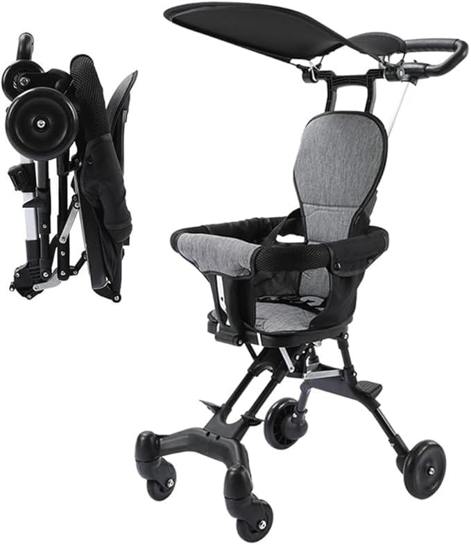 Ultra-Lightweight Baby Stroller (Black) - Image 2