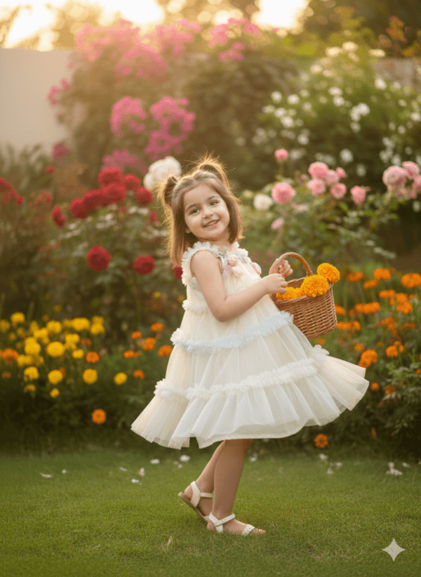 Floral Dream Net Dress 4-5 years