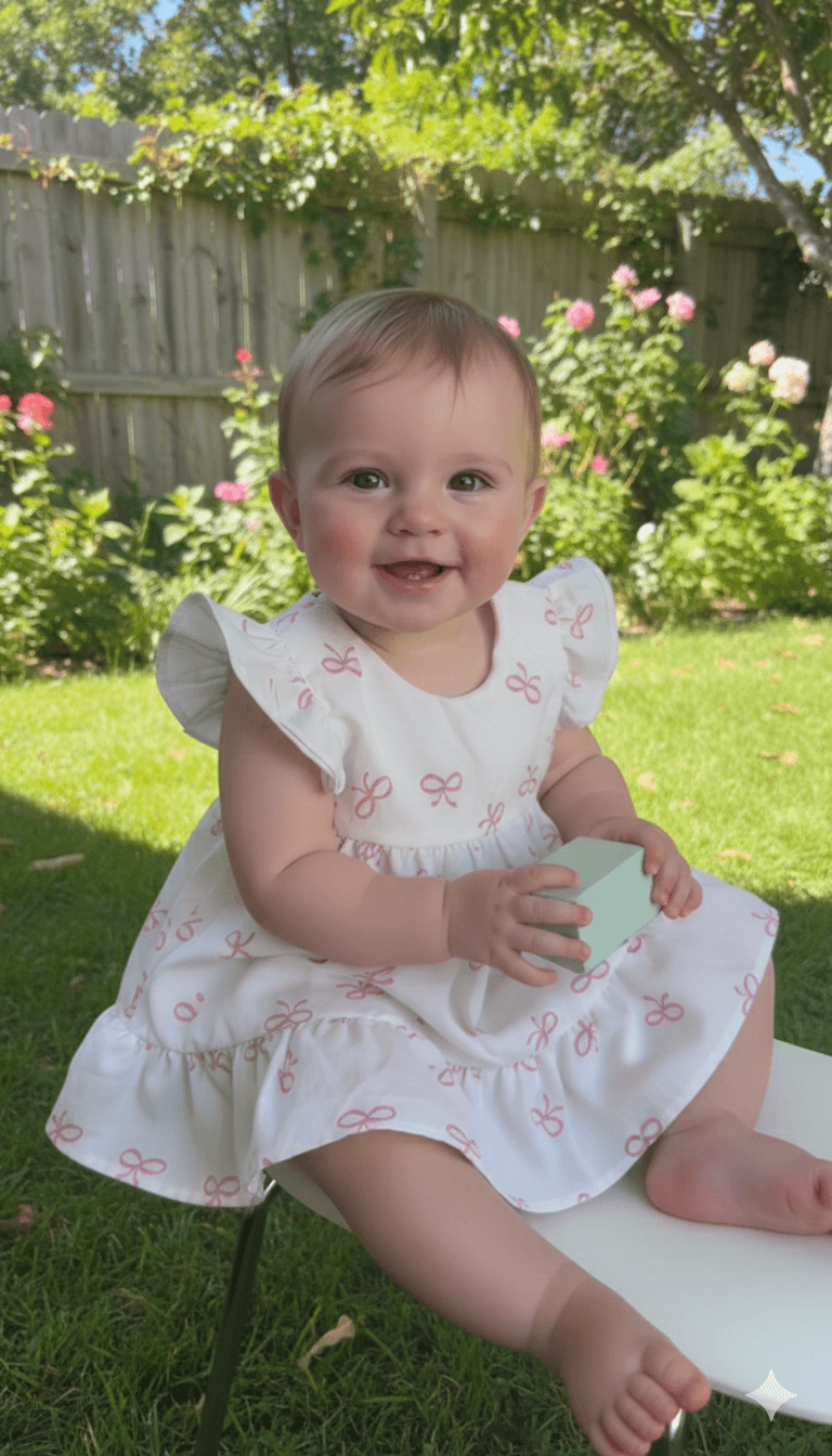 Pink Bow Summer Dress ๐