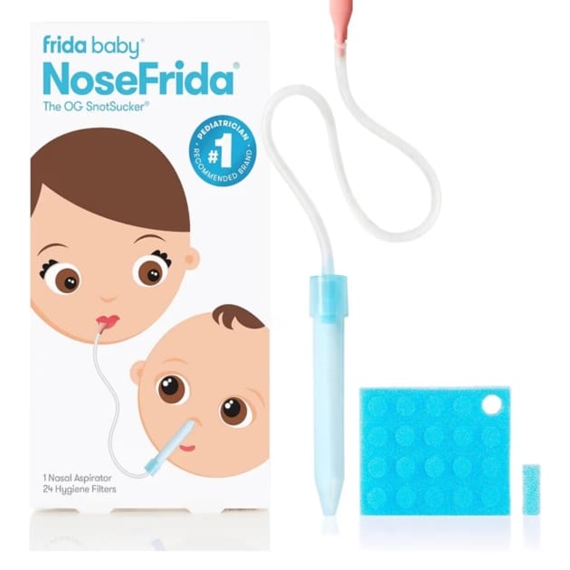 Frida Baby NoseFrida Nasal Aspirator (Snot Sucker) – +24 Hygiene Filters