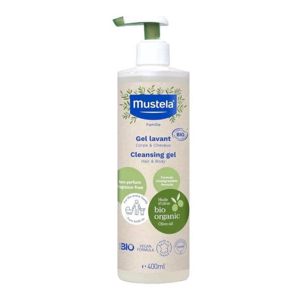 Mustela Organic Cleansing gel 400 ml