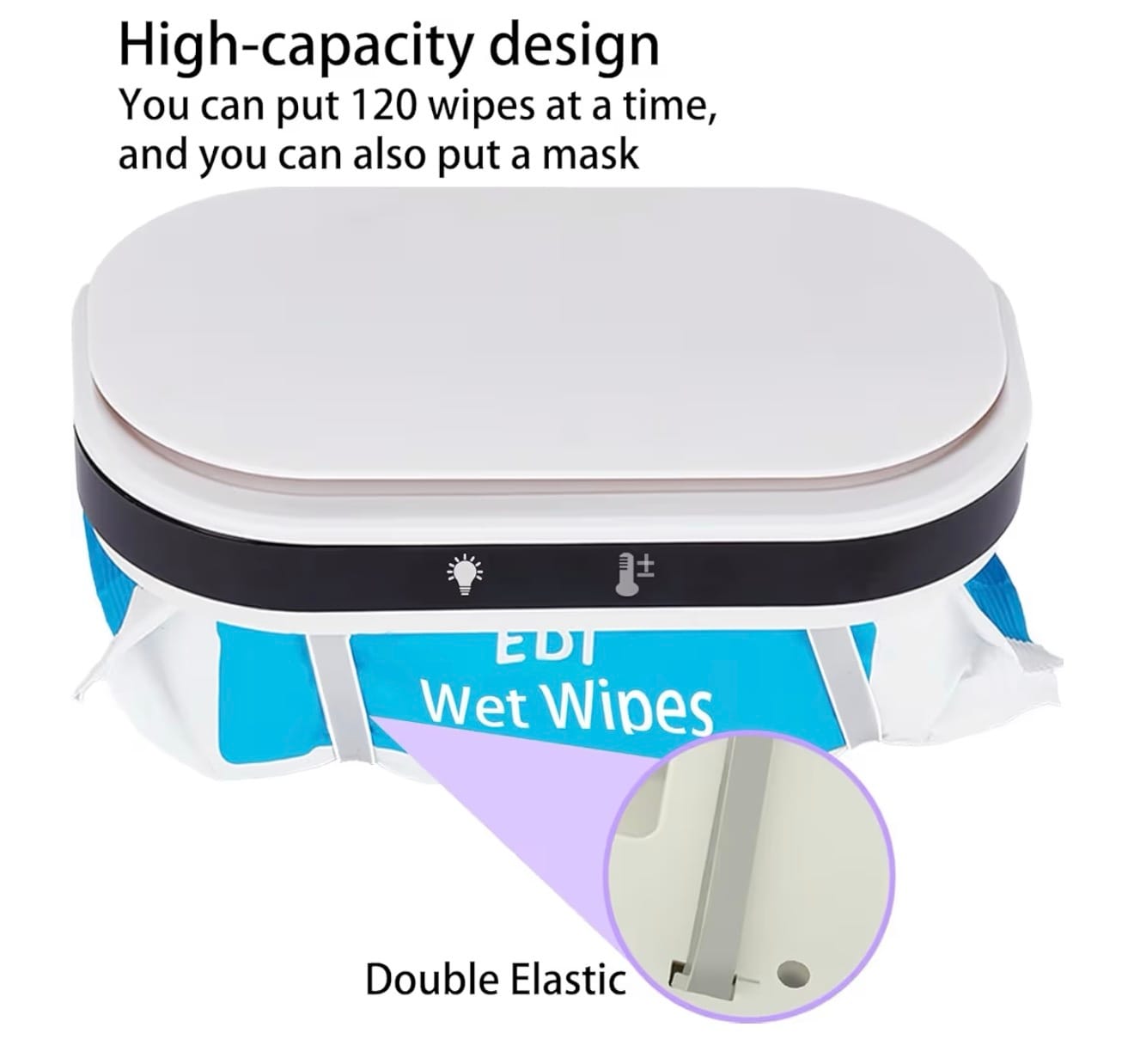 Nalacal Baby Wipes Warmer – 2-in-1 USB & Plug-In - Image 2