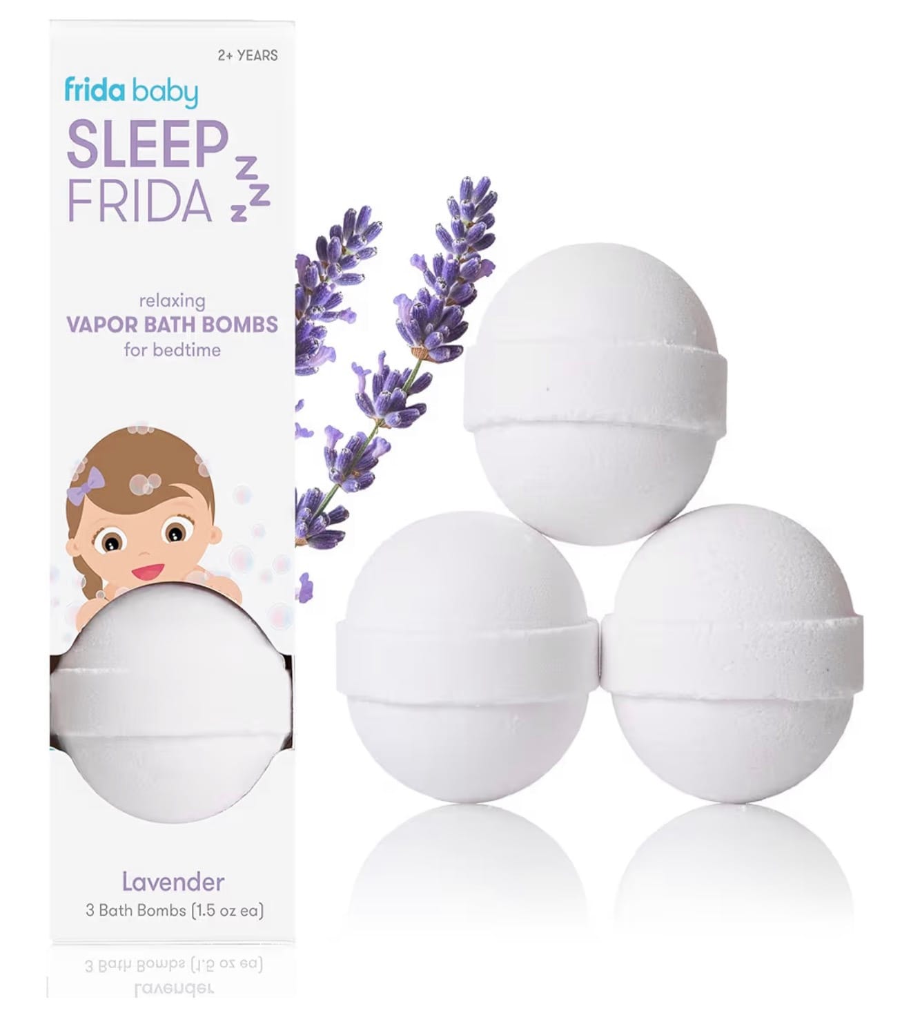 Frida Baby SleepFrida Relaxing Vapor Bath Bombs – Lavender (3 Pack)