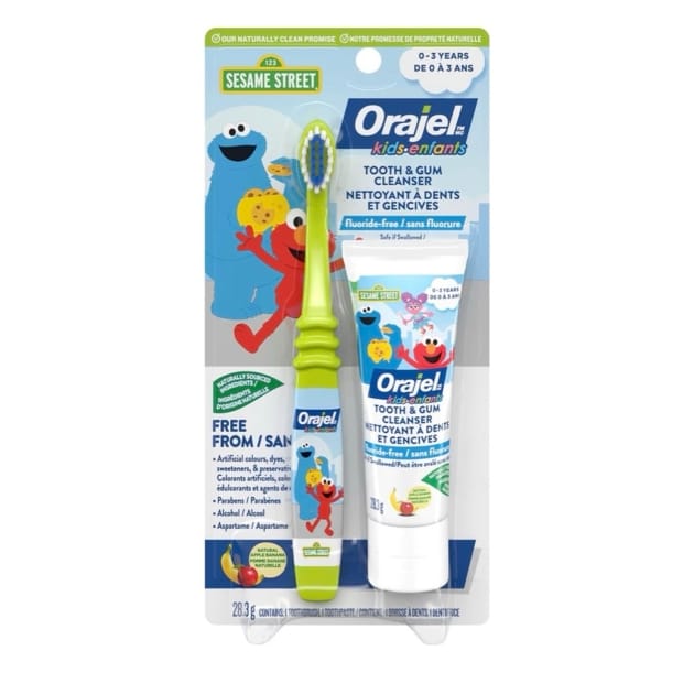 Orajel Baby Tooth & Gum Cleanser + Soft Toothbrush Set
