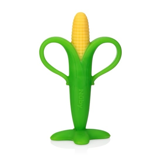 Silicone Corn Teether & Training Toothbrush