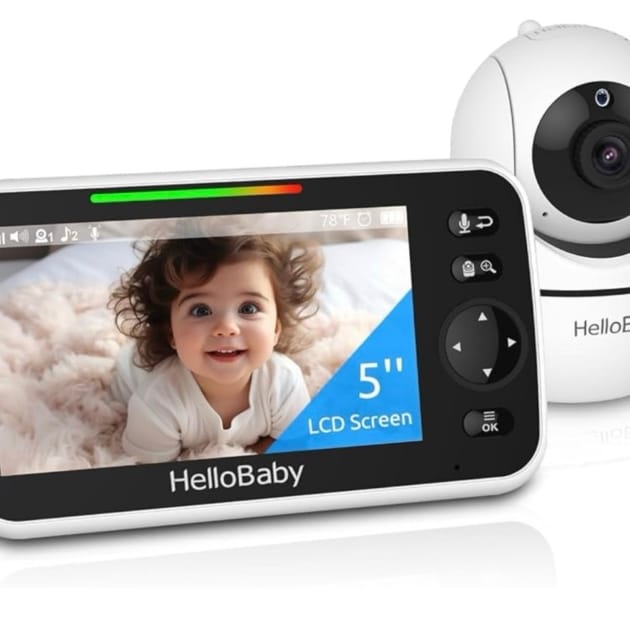 HelloBaby 5” Video Baby Monitor (No WiFi)
