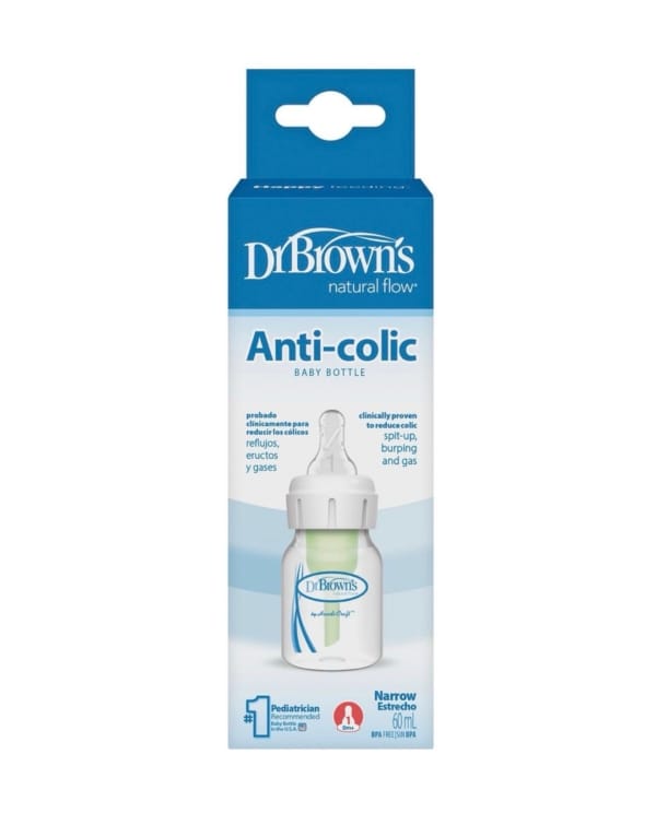 Dr. Brown’s Anti-Colic Narrow Baby Bottle (60ml)