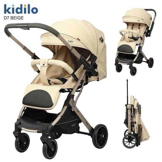 Kidilo D7 Stroller – Beige