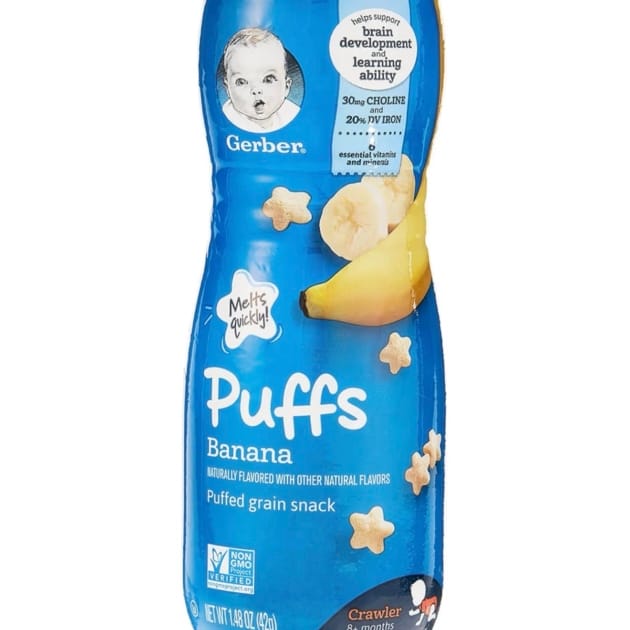 Gerber Puffs Banana (42g / 1.48 oz) 🍌⭐