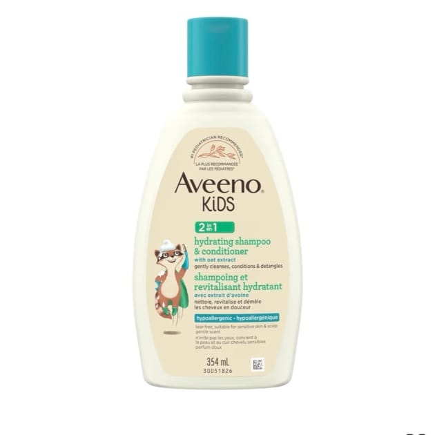 Aveeno Kids 2-in-1 Hydrating Shampoo & Conditioner with Oat Extract (354 mL)