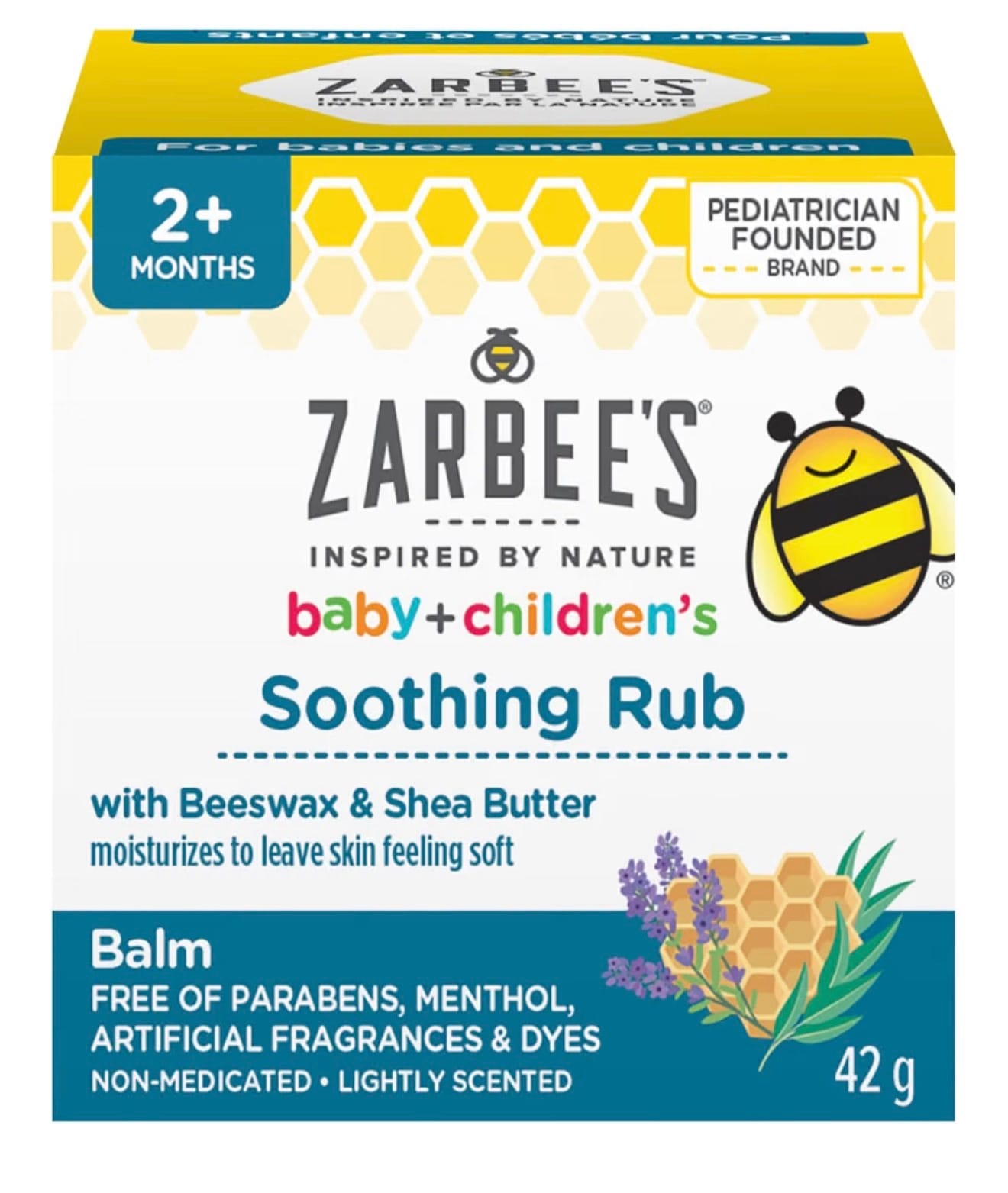 Zarbee’s Baby + Children’s Soothing Rub with Beeswax & Shea Butter (42g)