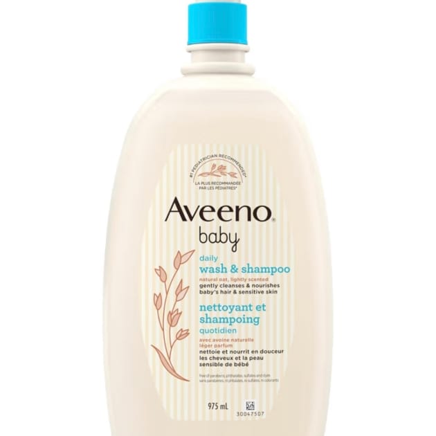 Aveeno Baby Daily Wash & Shampoo with Natural Oat Extract (975mL)