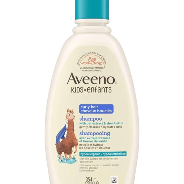 Aveeno Kids Curly Hair Shampoo with Oat Extract & Shea Butter (354mL)