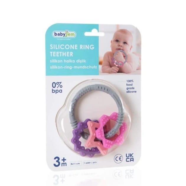 Babyjem Silicone Ring Teether