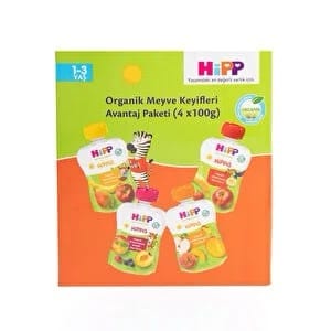 HiPP Organic Fruit Pouches Value Pack – 4 x 100g