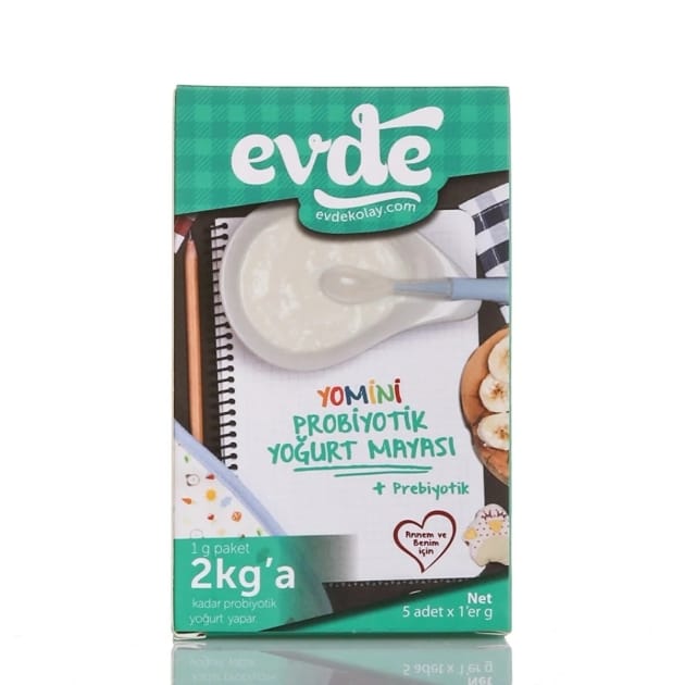Evde Yomini Probiotic Kefir Starter Culture – 5 x 1g Sachets