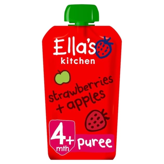 Ella’s Kitchen Strawberries + Apples Purée – 120g