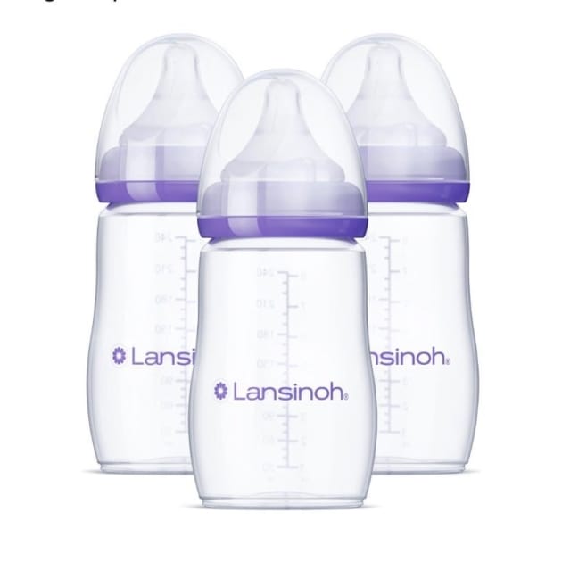 Lansinoh Anti-Colic Baby Bottles – 240ml, 3 Pack