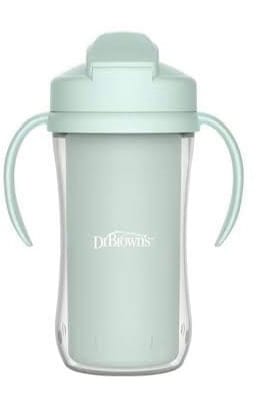 Dr. Brown’s Milestones Insulated Straw Cup – Light Green