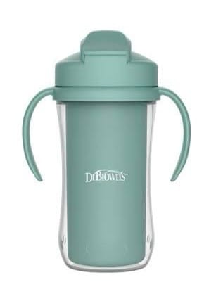 Dr. Brown’s Milestones Insulated Straw Cup – Green
