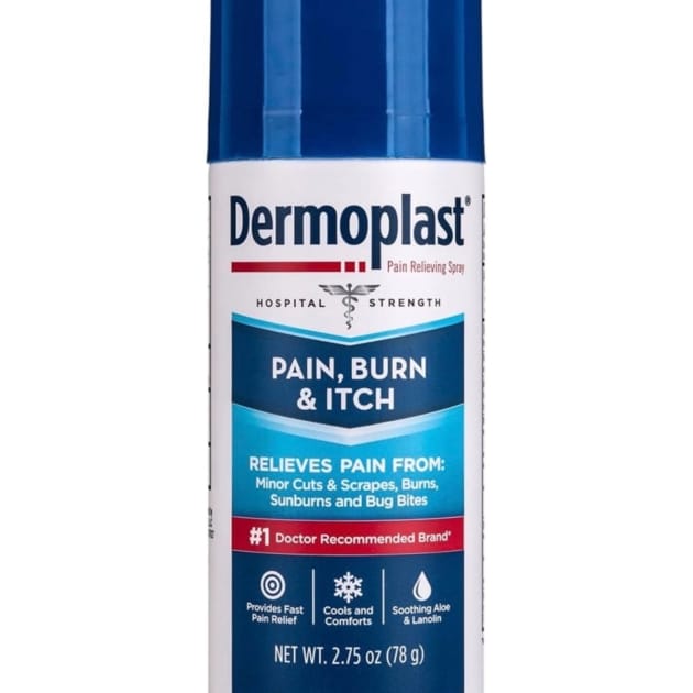 Dermoplast Pain, Burn & Itch Relief Spray – 78g / 2.75 oz