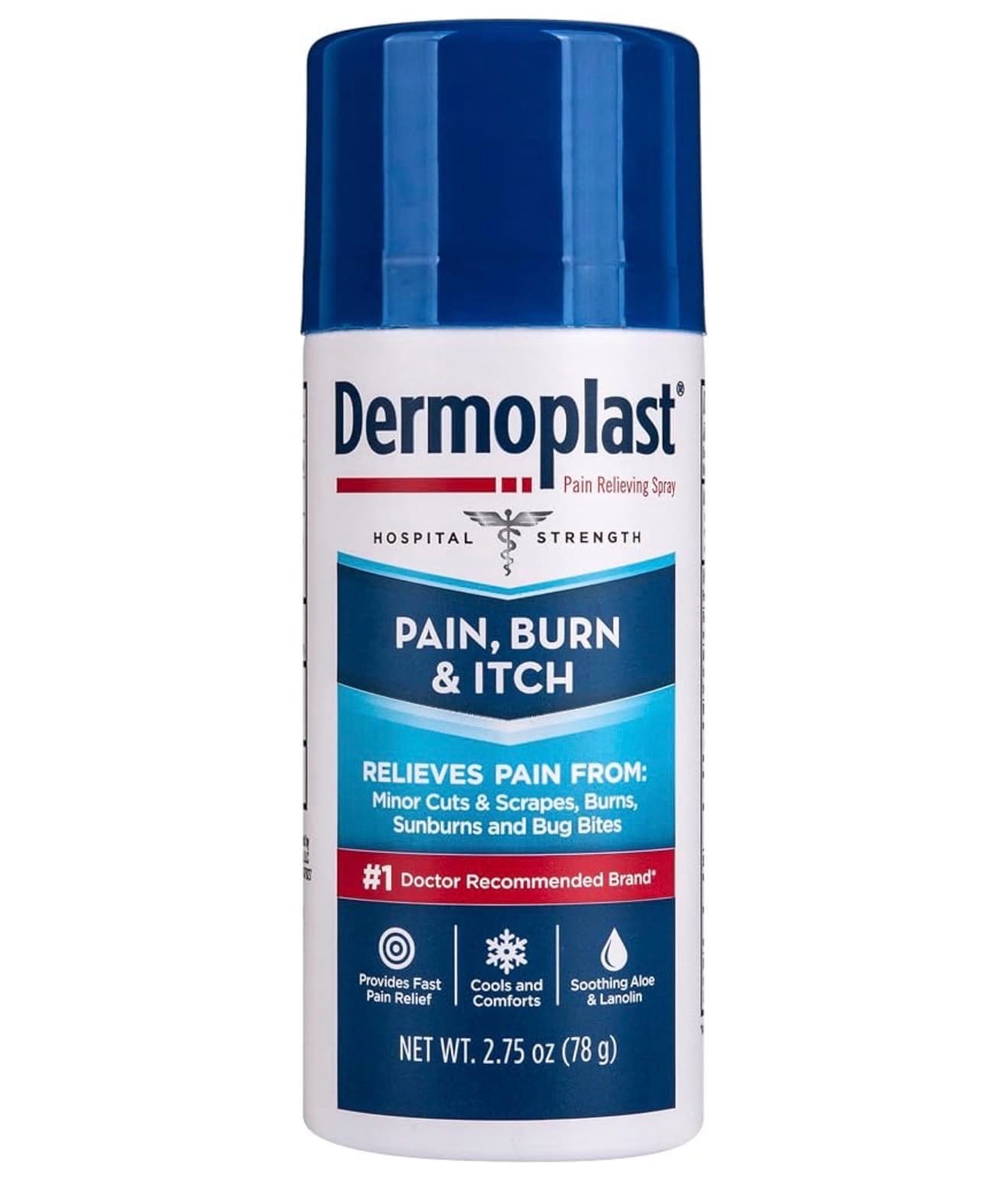 Dermoplast Pain, Burn & Itch Relief Spray – 78g / 2.75 oz