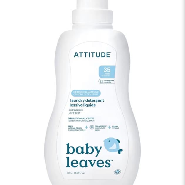 ATTITUDE Baby Leaves Laundry Detergent – Soothing Chamomile, 1.05L