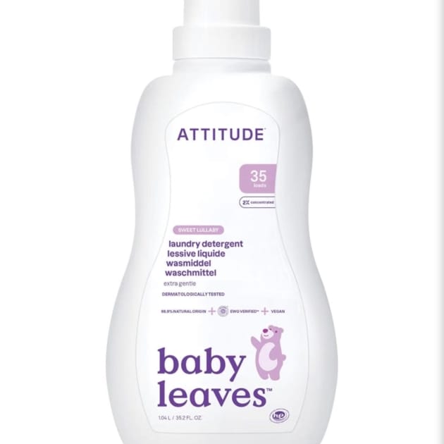 ATTITUDE Baby Leaves Laundry Detergent – Sweet Lullaby, 1.05L