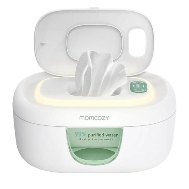 Momcozy Baby Wipe Warmer with Night Light – Green