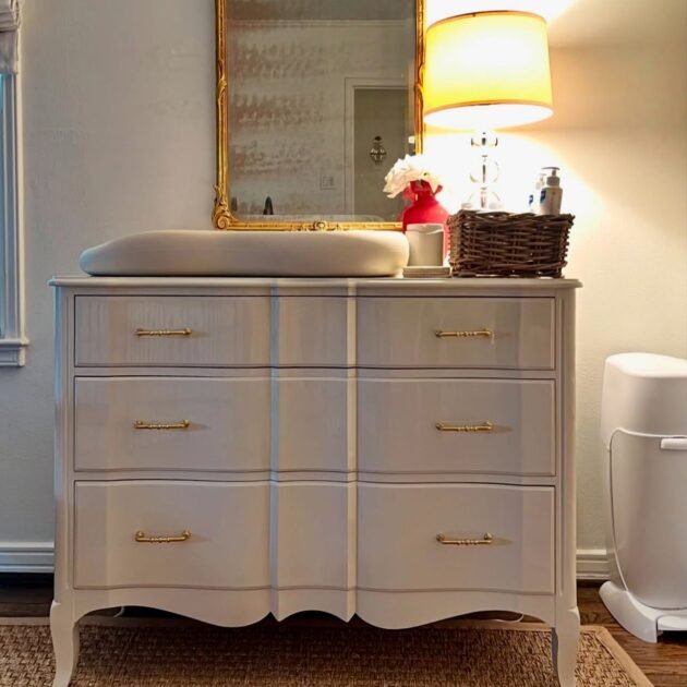 Gilded Age 3-Drawer Nursery Dresser
