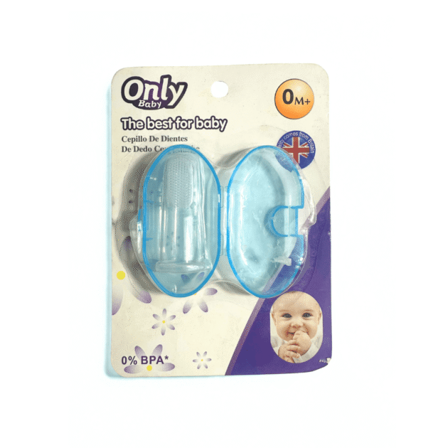Finger Brush for Teething and Brushing | Blue