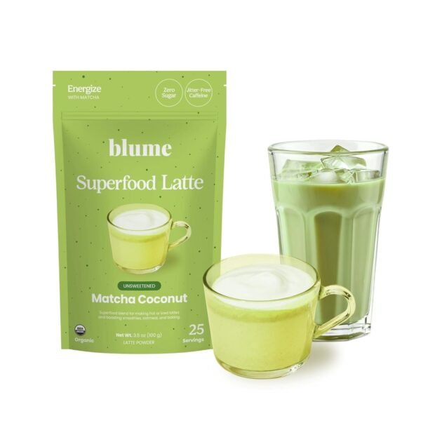 Blume Unsweetened Matcha Coconut Latte Powder