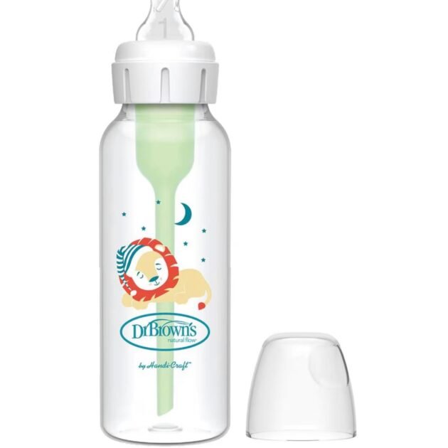 Dr. Brown’s Options+ Anti-Colic Narrow Bottle – Lion Design 250ml (1 Pack)