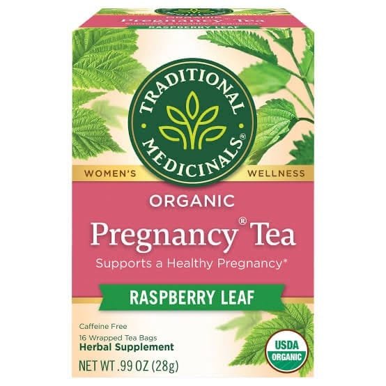 Traditional Medicinals Organic Pregnancy® Tea – Raspberry Leaf, 16 Tea Bags