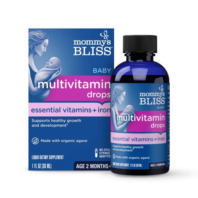 Mommy’s Bliss Baby Multivitamin + Iron Drops – 30 mL