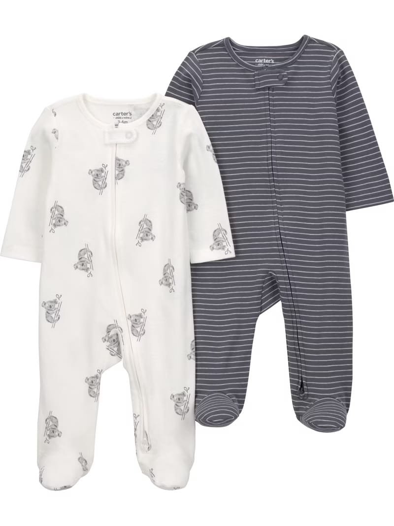 Carter’s Child of Mine Baby Unisex Sleep ‘N Play – 2 Pack