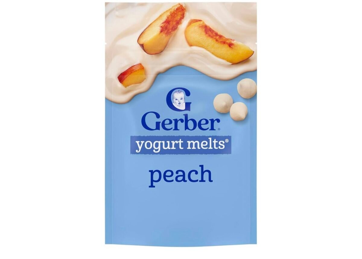 Gerber Baby Snacks Yogurt Melts – Peach, 1 oz