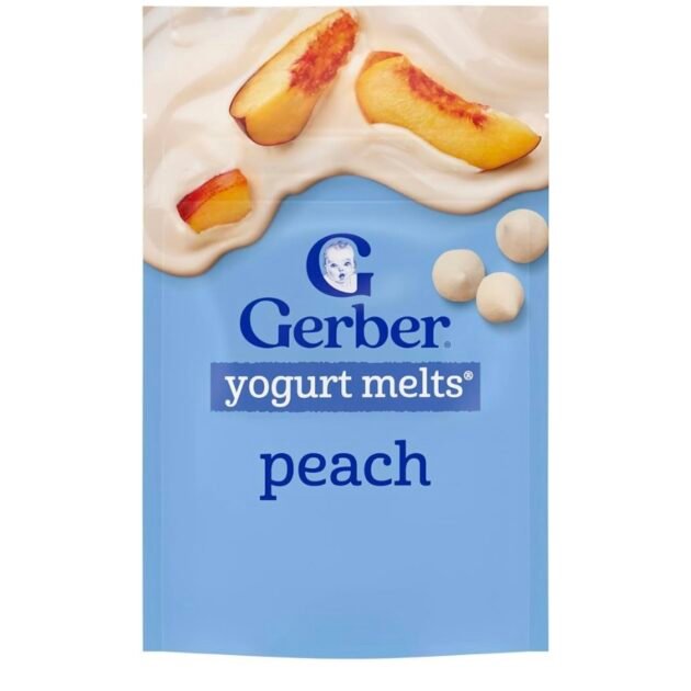 Gerber Baby Snacks Yogurt Melts – Peach, 1 oz