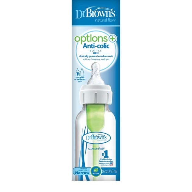 Dr. Brown’s Options+ Anti-Colic Narrow Bottle – 250ml (8oz) – view 2